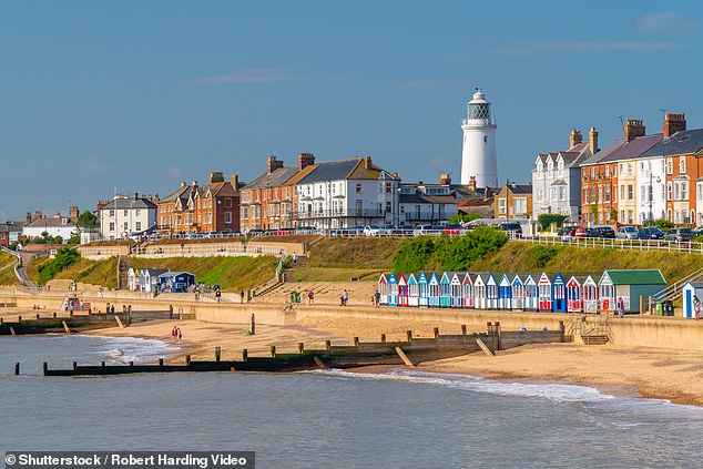 Southwold in Suffolk. In the county, residents have sex an average of 14 times a month