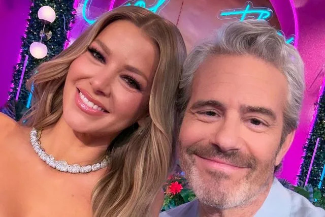 Andy Cohen/Instagram Ariana Madix and Andy Cohen during filming for the 'Love Island USA' season 7 reunion in August 2025.