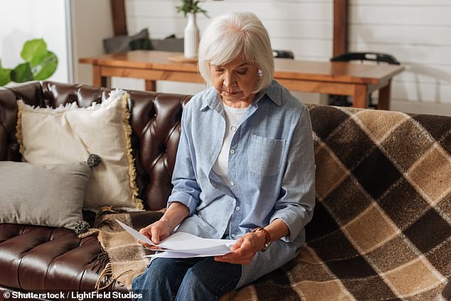 Feeling the pressure: Renting in retirement can stretch a pensioner's budget (stock image)