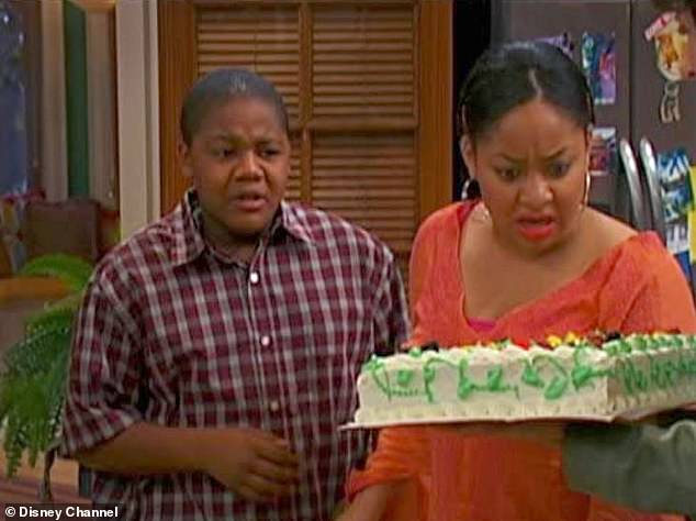 Massey played Corey Baxter on That's So Raven - pictured 2003