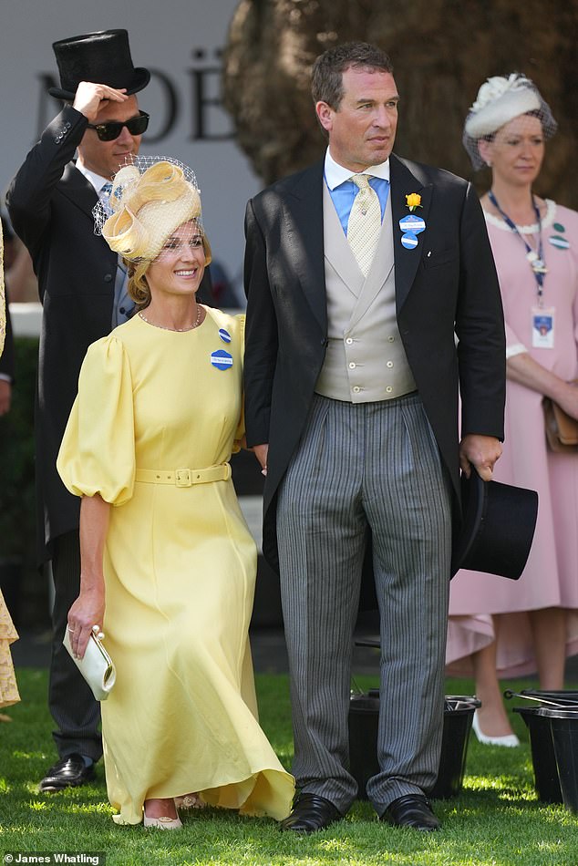Peter Phillips has today revealed that he and his girlfriend of a year Harriet Sperling are engaged. Pictured together at Ascot as she curtseyed to the King and Queen in June