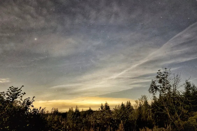 The Perseid meteor shower lit up the Welsh skies on Monday, August 11