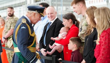 King visits Scotland’s main RAF base and thanks families for their sacrifices – The Irish News
