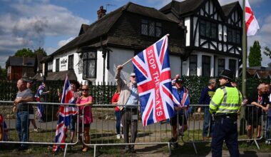 Scuffles, arrests as protesters across UK rally against asylum hotels | Refugees News