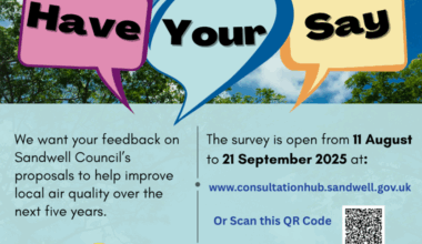 Sandwell Council Shares Draft Plan to Improve Local Air Quality - Have Your Say