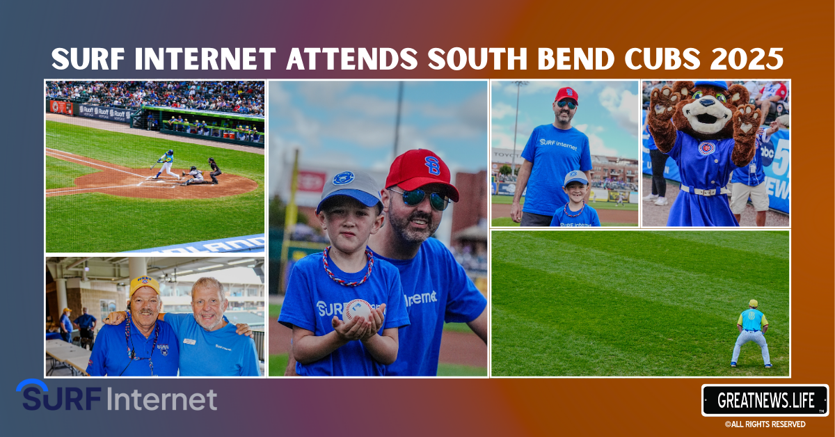 Surf Internet attends South Bend Cubs 2025