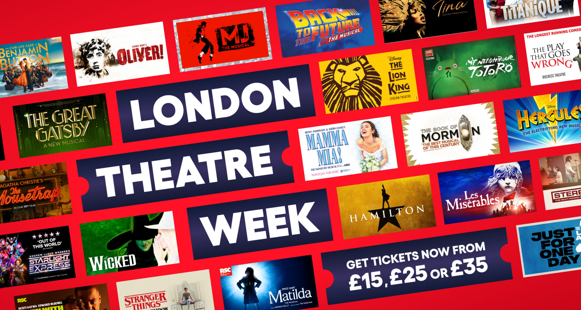 London Theatre Week is back — with tickets to a range of shows starting from £15