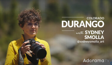 Screenshot of landscape photographer Sydney Smolla from Adorama