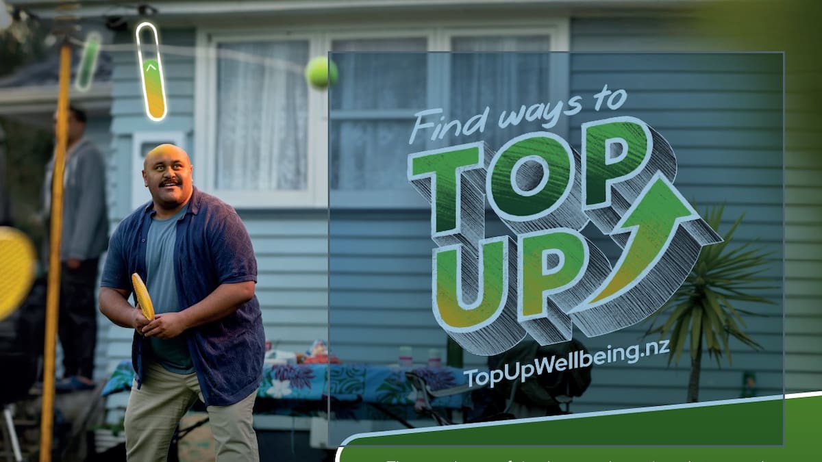 Campaign urges Kiwis to ‘top up’ their mental health with everyday actions