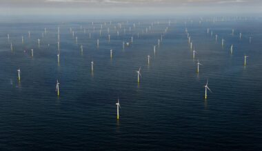 Photo from Borkum Riffgrund 2 which came into operation in 2018.