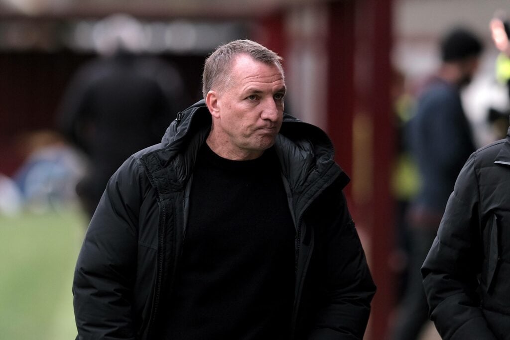 Celtic manager Brendan Rodgers arriving at the stadium.