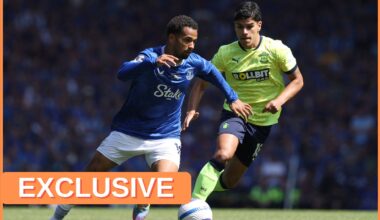 Mateus Fernandes in action for Southampton against Everton last season