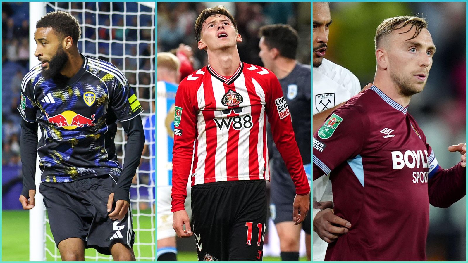 Who has been knocked out of the Carabao Cup? Leeds embarrassed, more West Ham misery