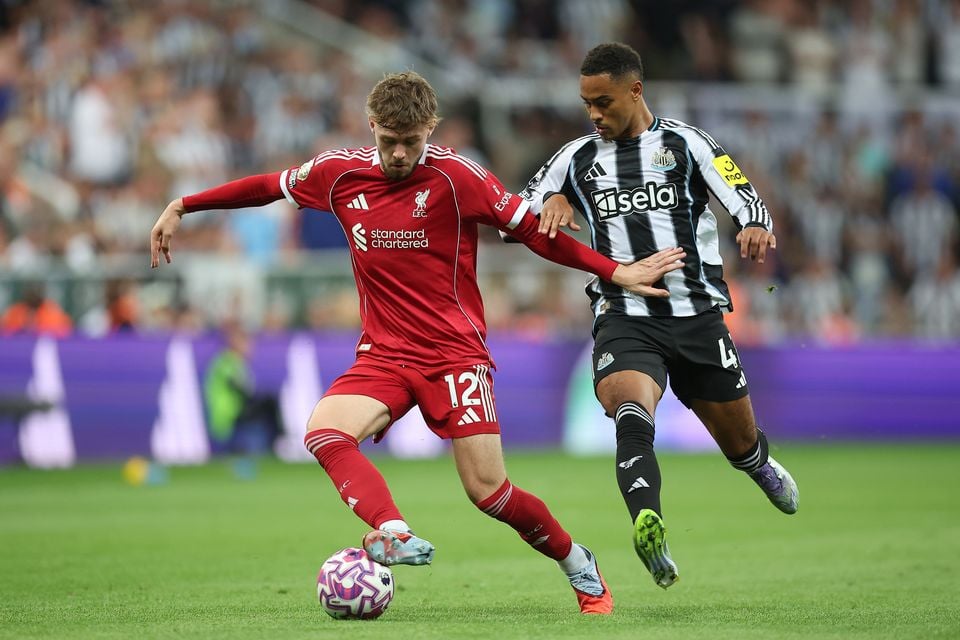 Conor Bradley came on late in Liverpool's win over Newcastle