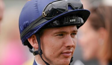 Battle for jockey title moves to Bellewstown where Colin Keane has six chances to narrow gap – The Irish Times