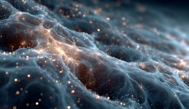 Dark Matter Astrophysics Art Illustration