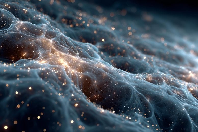 Dark Matter Astrophysics Art Illustration