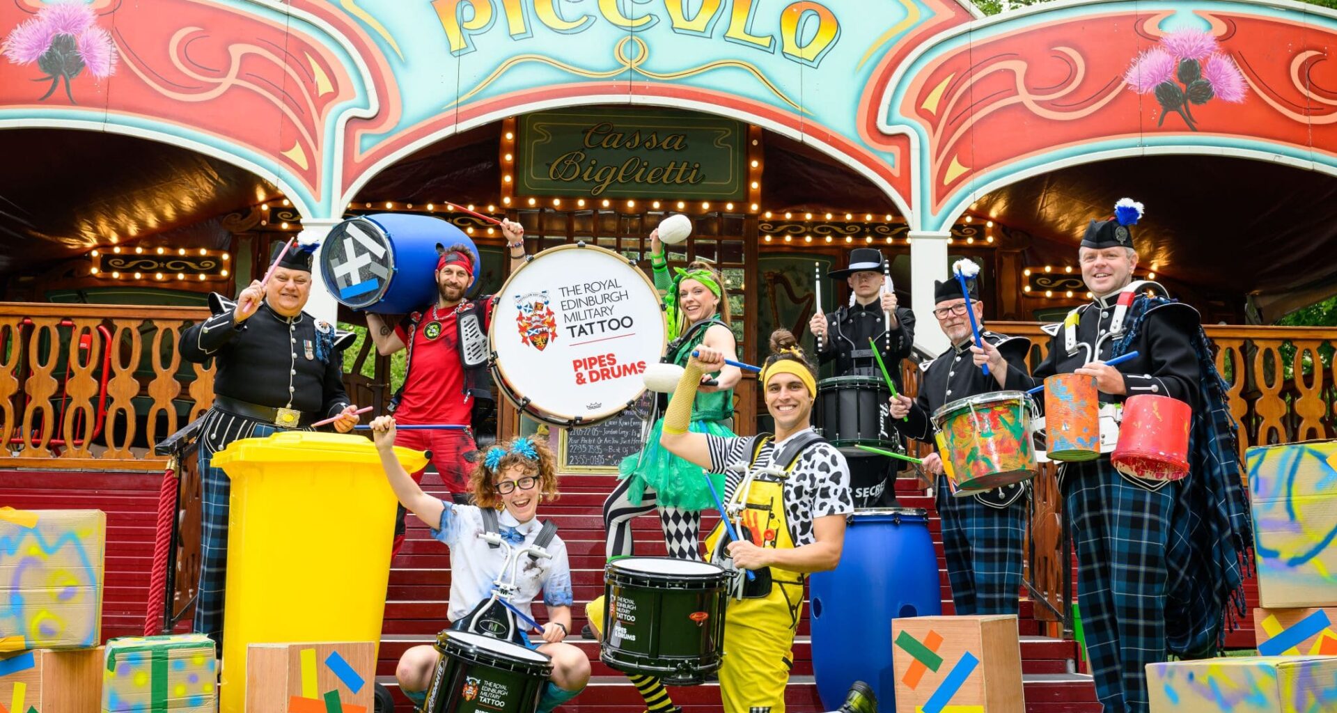 Drumming Up Festival Fun: The Royal Edinburgh Military Tattoo Meets The Box Show