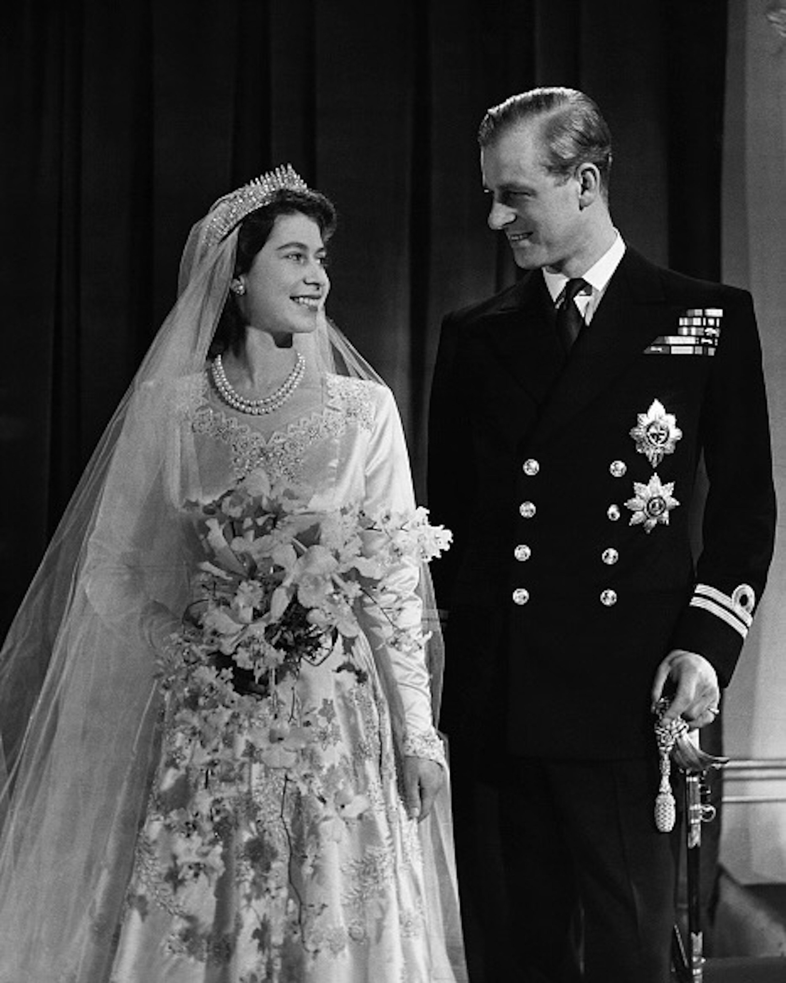 Queen Elizabeth II wore Queen Mary’s Fringe Tiara before Princess Beatrice wore it on her wedding day. 