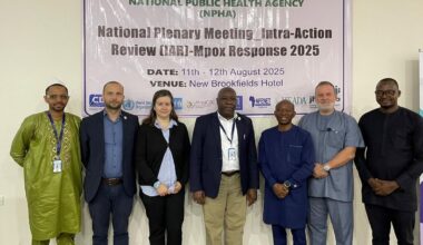 Group photo EUHTF Sierra Leone mpox outbreak, 2025