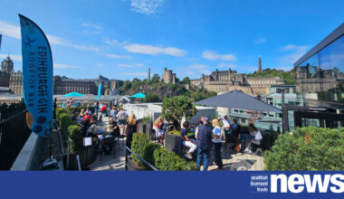 Edinburgh Gin Distillery opens up its new rooftop terrace bar