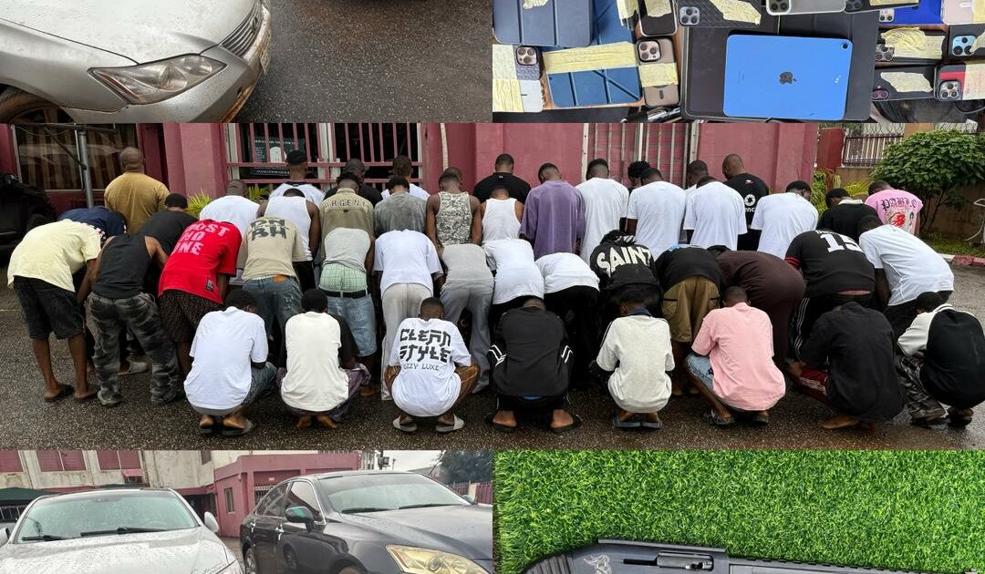 EFCC Arrests 47 Internet Fraudsters in Benin, Edo State