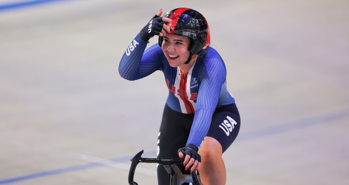 Emma Jimenez Palos Wins Scratch Race at UCI Junior…