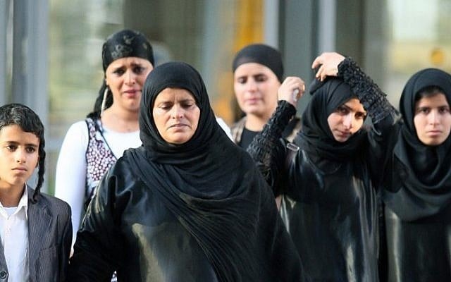 Illustrative photo of Yemenite Jews arriving at Ben Gurion Airport in 2012 (photo credit: Moshe Shai/Flash90)