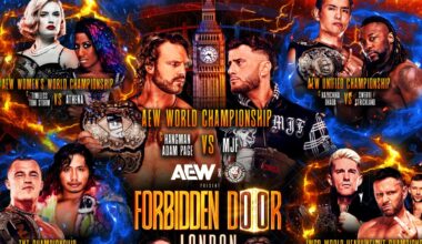 AEW x NJPW Forbidden Door London results, live streaming match coverage