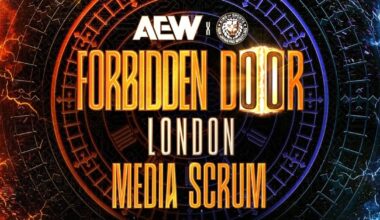 Watch the AEW x NJPW Forbidden Door London media scrum
