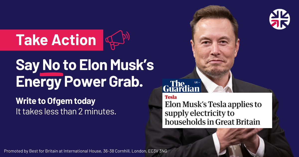 Take Action: Stop Elon Musk's Energy Power Grab