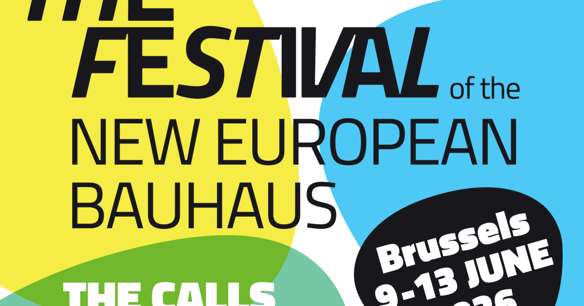 The European Commission seeks contributions for the 2026 New European Bauhaus Festival