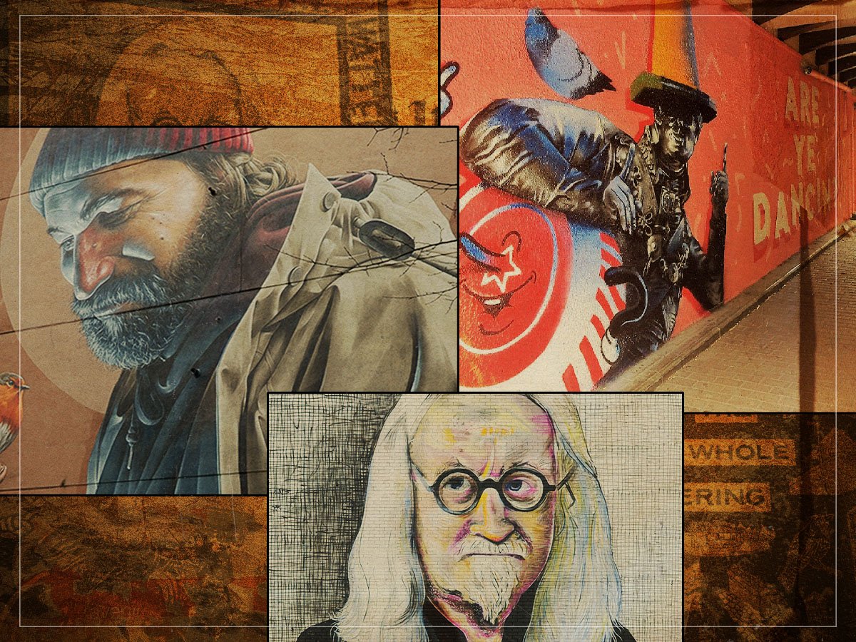 Following the path of the alluring mural trail in Glasgow