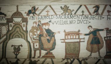With the Bayeux Tapestry that tells of their long rivalry, France and Britain are making nice