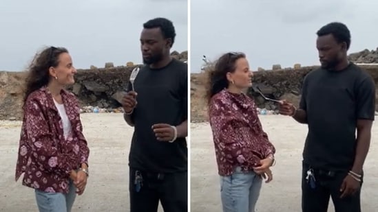 A French woman who relocated to India two years ago. (YouTube/Pascal Olaleye)