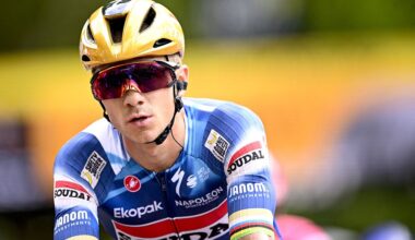 2025 Tour de France stage 1: Remco Evenepoel after the finish