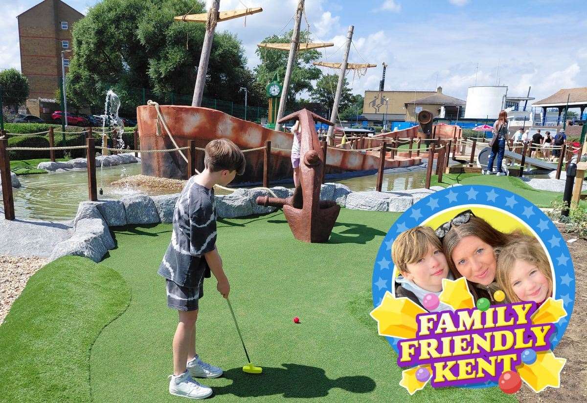 We tried the new Sheerness Shipwreck Adventure Golf on the Isle of Sheppey