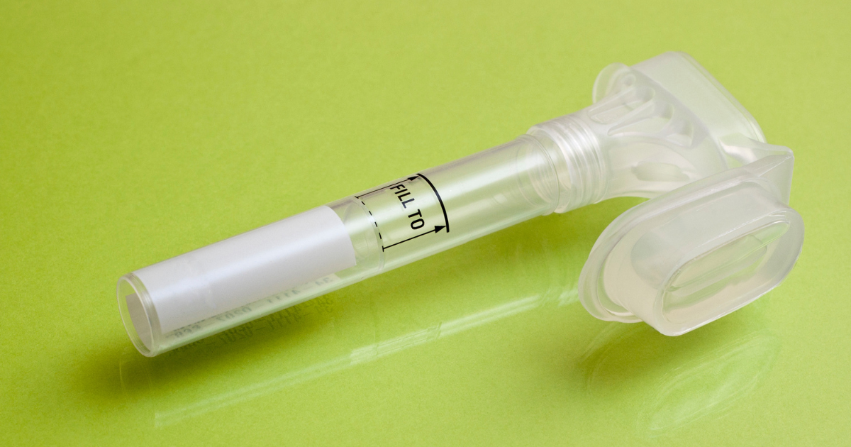 Saliva collection tube