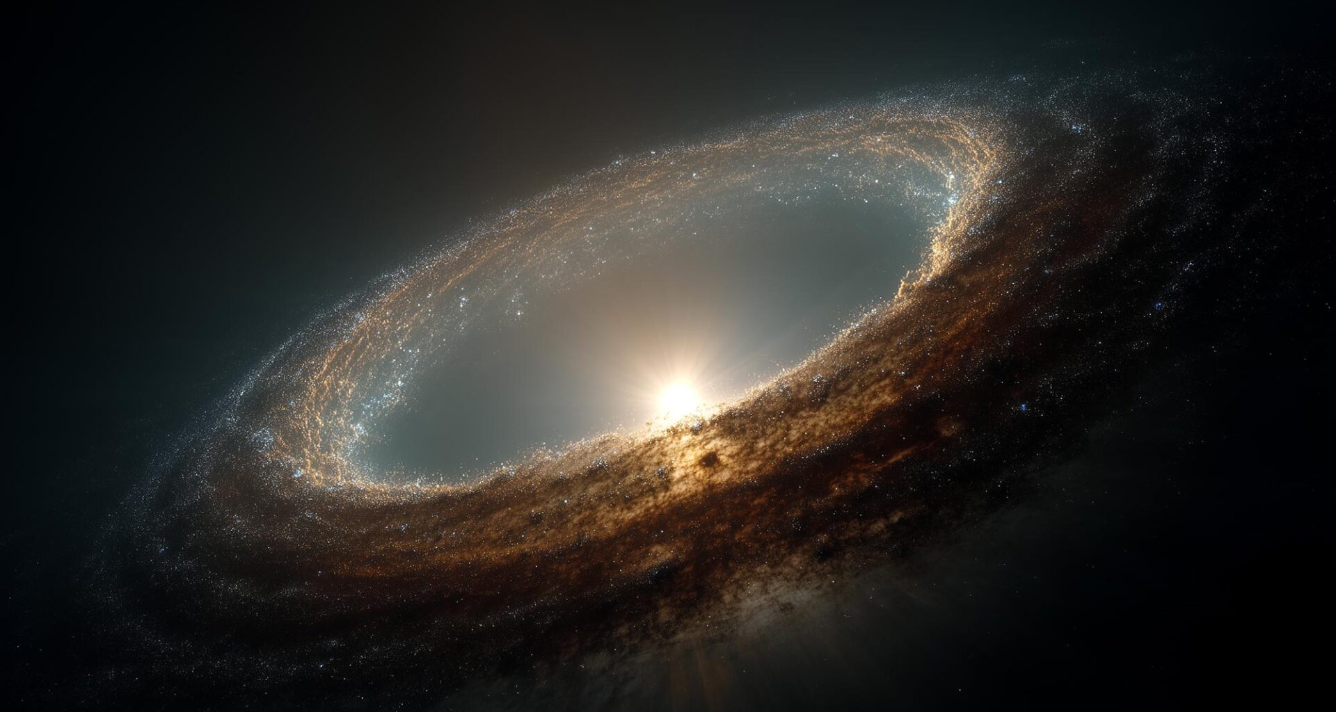 Galaxy Dark Matter Halo Concept Art