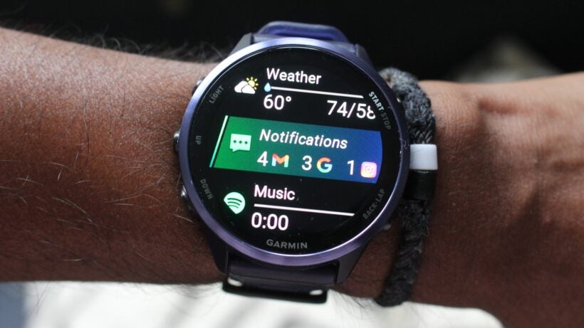 Forerunner 570 notifications