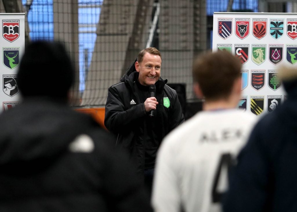 Ray Parlour during a media event.