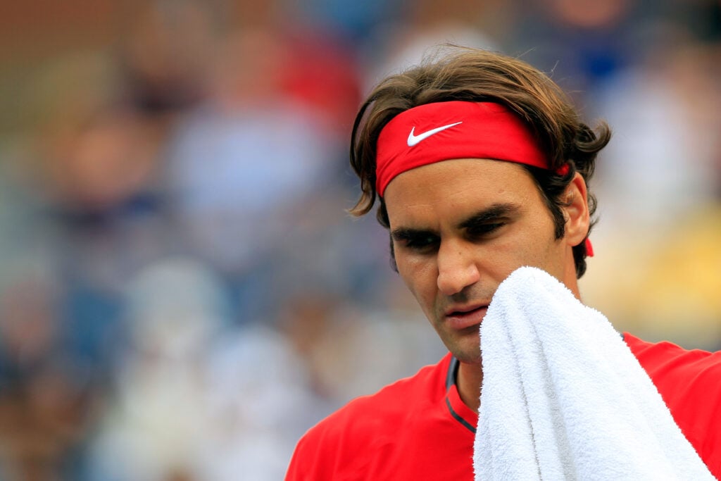 Roger Federer at the US Open in 2011.