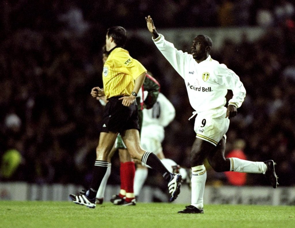 Jimmy Hasselbaink of Leeds United