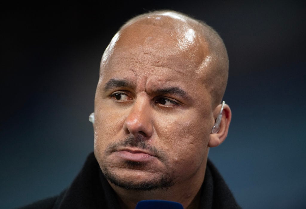 Gabriel Agbonlahor before the Premier League match between Aston Villa and Liverpool.