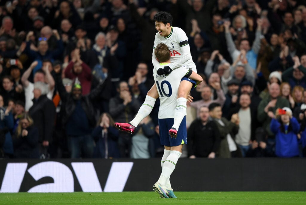 Heung-min Son and Harry Kane Tottenham