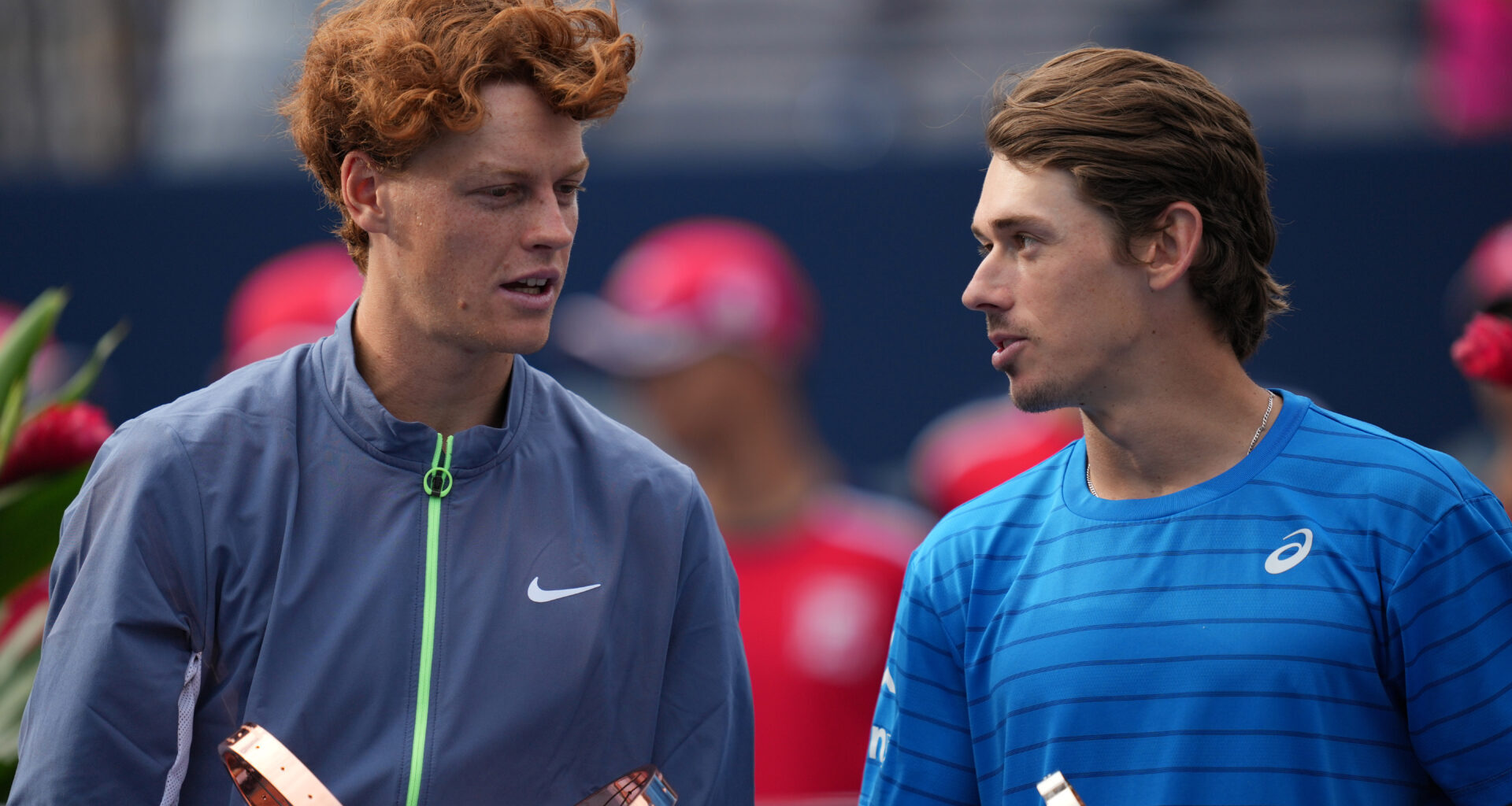 The big claim Alex de Minaur made about Jannik Sinner's groundstrokes after facing him in Canada in 2023