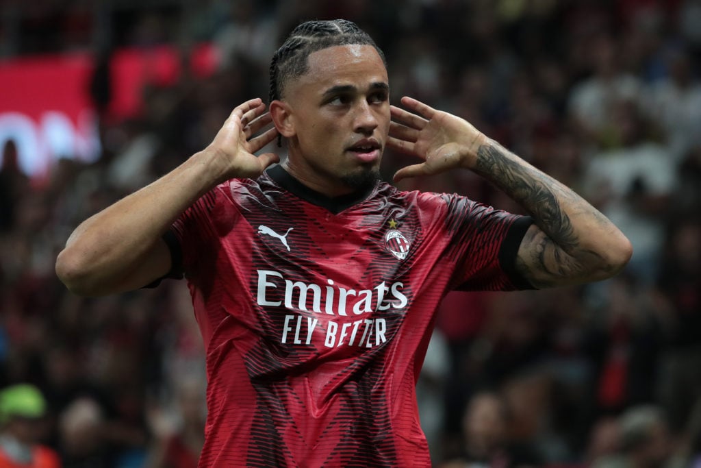 AC Milan forward Noah Okafor