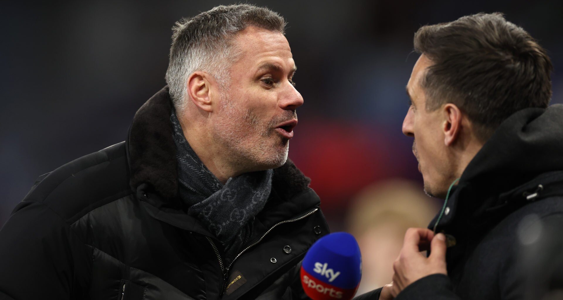 Gary Neville and Jamie Carragher completely disagree as they predict Liverpool vs Arsenal score