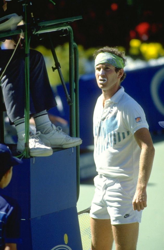 McEnroe's outbursts during his career were infamous