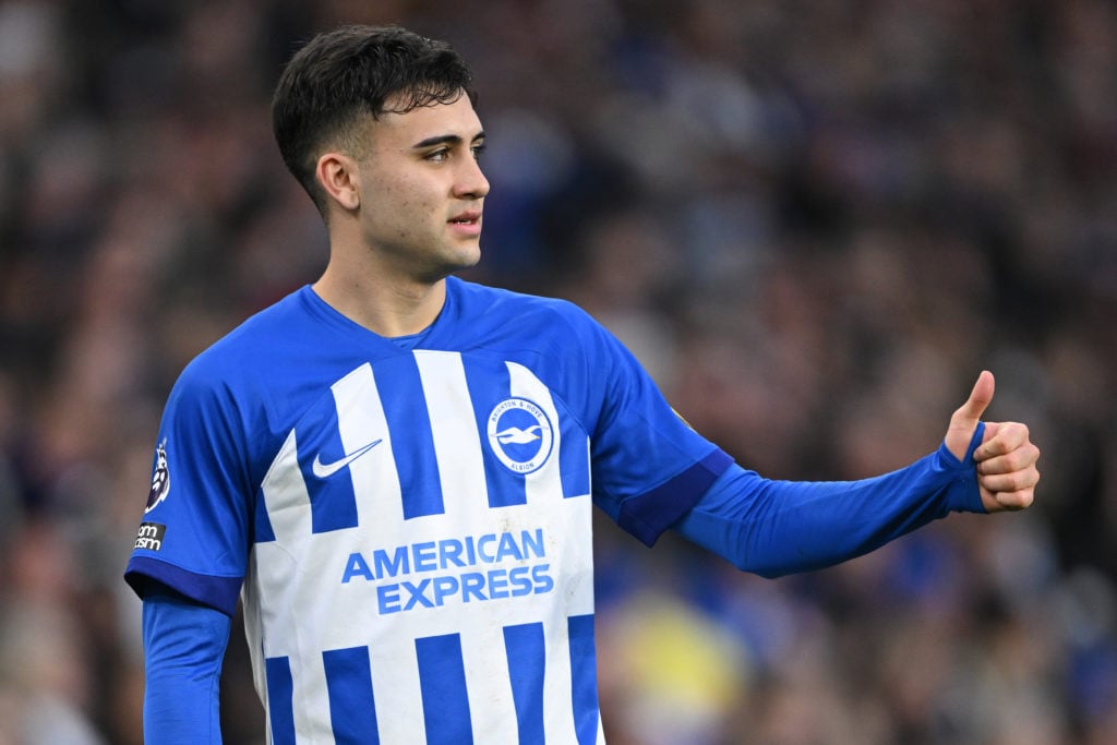 Brighton and Hove Albion attacking midfielder Facundo Buonanotte